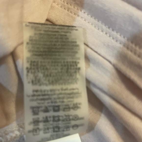 BCBG Max Azaria Light Pink, Blush, Cream Peep hole, Slits,Twist Top,Small - Picture 7 of 11